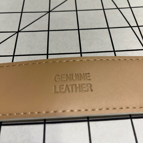 NWOT DRUH GENUINE LEATHER BELT GOLFER GREEN BUCKLE BELT - Picture 3 of 8